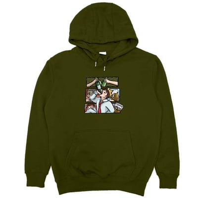 飲水日常(帽T)Hamburger T-Shirt Shop16