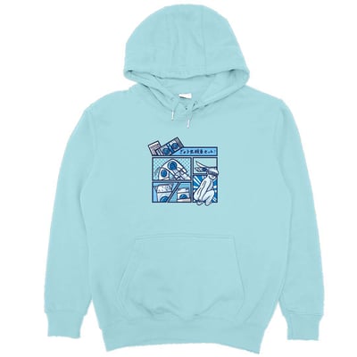 蟯蟲貼片(帽T)Hamburger T-Shirt Shop6