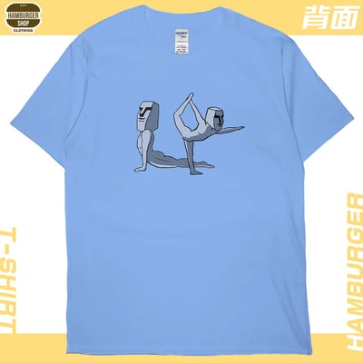 瑜珈摩艾(短T)Hamburger T-shirt shop7