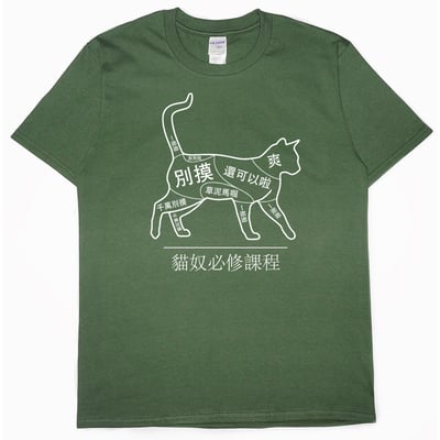 正確摸貓(短T)Hamburger T-shirt shop8