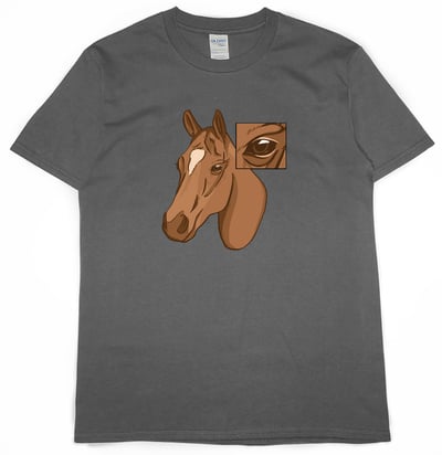 馬的眼睛(短T)Hamburger T-shirt shop7