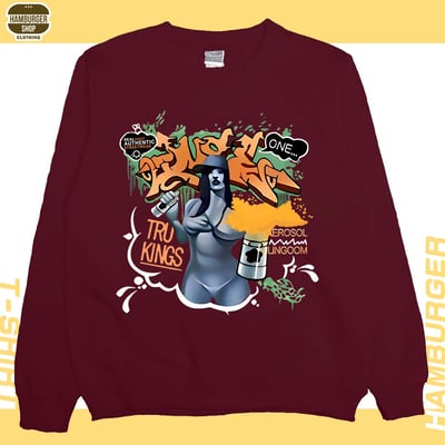 如果早知道(大學T)Hamburger T-shirt shop12