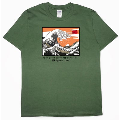 衝浪貓(短T)Hamburger T-shirt shop9