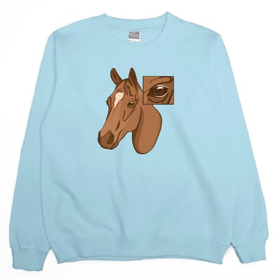 馬的眼睛(大學T)Hamburger T-Shirt Shop11