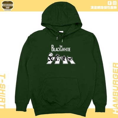 黑白動物(帽T)Hamburger T-shirt shop10