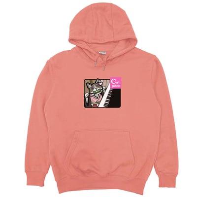 Cat Piano(帽T)Hamburger T-Shirt Shop10