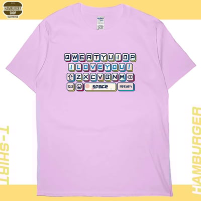告白鍵盤(短T)Hamburger T-shirt shop7
