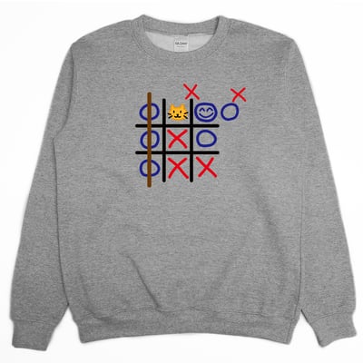 井字遊戲(大學T)Hamburger T-Shirt Shop3