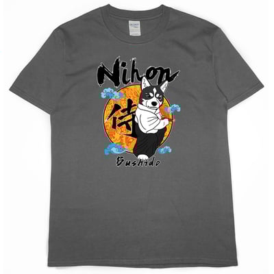 拔刀哈士奇(短T)Hamburger T-shirt shop4