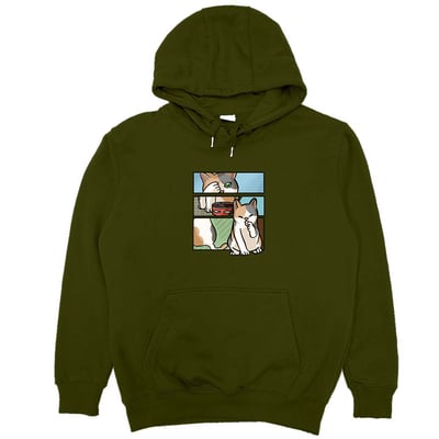 Comic Cat(帽T)Hamburger T-Shirt Shop16