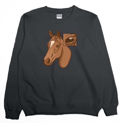 馬的眼睛(大學T)Hamburger T-Shirt Shop5