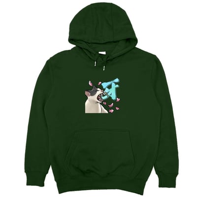 牙(貓)(帽T)Hamburger T-Shirt Shop8