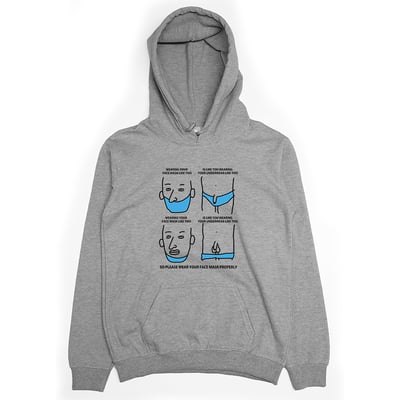 請正確戴口罩(帽T)Hamburger T-Shirt Shop1