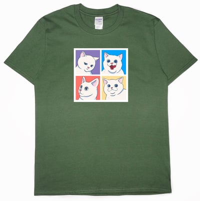 貓肖像(短T)Hamburger T-shirt shop14