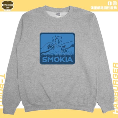 SMOKIA(大學T)Hamburger T-shirt shop10