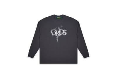 SMOKE LOGO L/S Tee(深灰)1