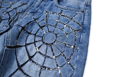 SPIDER AMOEBA JEANS 網格牛仔褲2