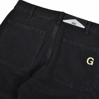 CARPENTER POCKET JEANS(水洗黑)4