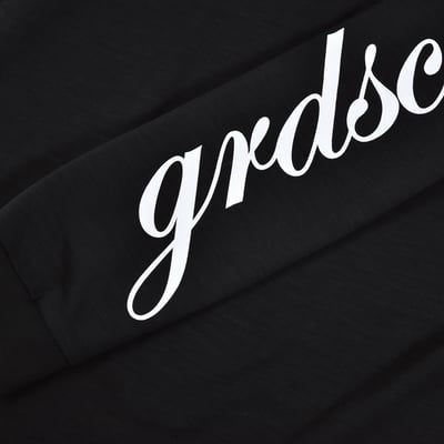 SCRIPT SLEEVE L/S Tee(黑)2