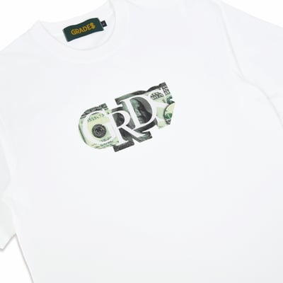 DOLLAR STICKER T-Shirt(白)3