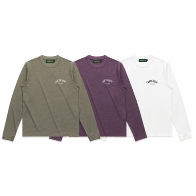 GRDSCREW L/S Tee(竹節棉/白)5