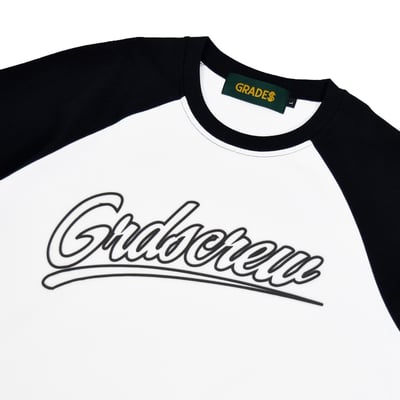 BASEBALL LOGO RAGLAN L/S Tee(黑)2