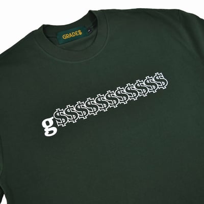 g$+ T-Shirt(墨綠白)2