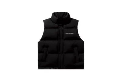 RACING LOGO DOWN VEST(黑)1