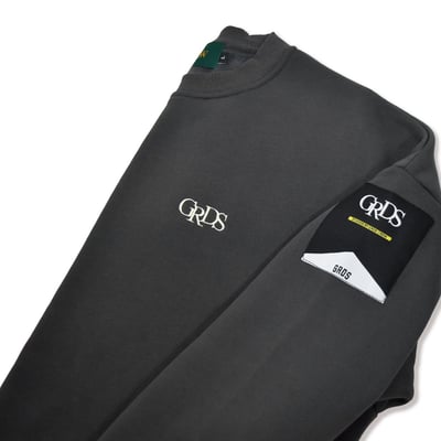 CLASSIC SMALL LOGO SUIT - SWERTER(灰/米金刺繡)3