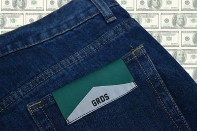 DOLLAR PATCH VINTAGE 美金牛王(經典藍)7