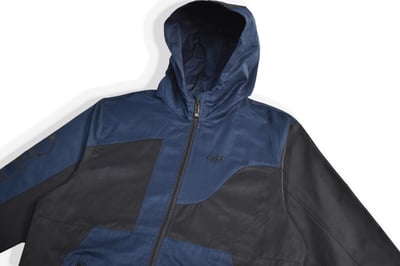 WAVE PATCHWORK MOUTAIN WINDBREAKER(黑藍)3