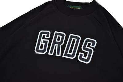 SPORTS LOGO RIB T-Shirt(黑)2