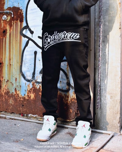 GRDS CREW LOGO JEANS(黑)6