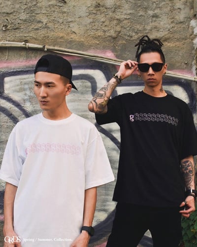 g$+ T-Shirt(黑粉)5