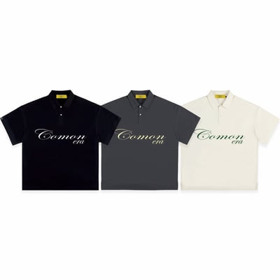 CURSIVE POLO TEE(杏色)7