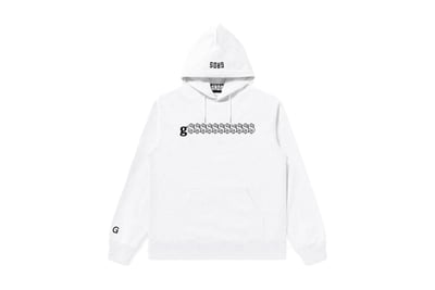 g$+ HOODIE(白黑)1