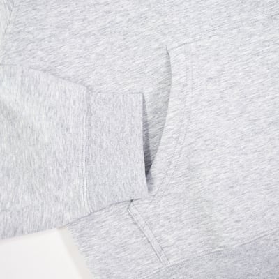 THE SIGN BADGE ZIPPER HOODIE(太空棉/灰)4