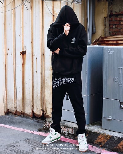 GRDS CREW LOGO JEANS(黑)8