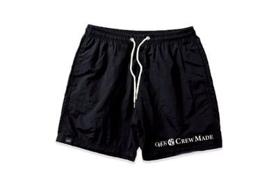 THE SIGN CREW MADE BEACH SHORTS(黑)1