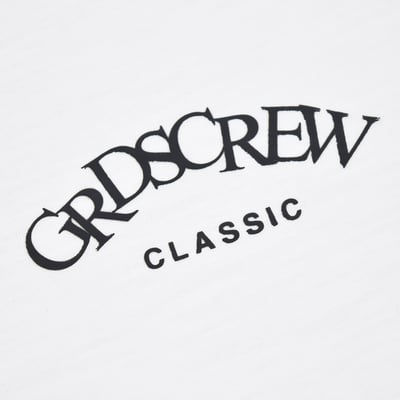 GRDSCREW L/S Tee(竹節棉/白)3