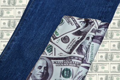 DOLLAR PATCH VINTAGE 美金牛王(經典藍)5