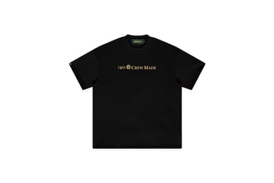 THE SIGN CREW MADE SUIT - T-Shirt(黑)1