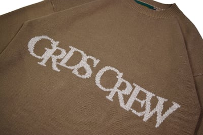GRDSCREW KNIT SWEATER(咖啡/幻彩駝)2