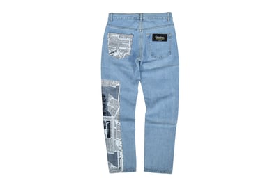 News Patch Jeans 報紙牛仔褲(水藍)7