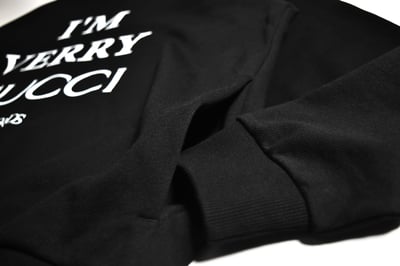 I'M VERRY GUXXI HOODIE(黑)4