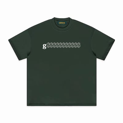 g$+ T-Shirt(墨綠白)5