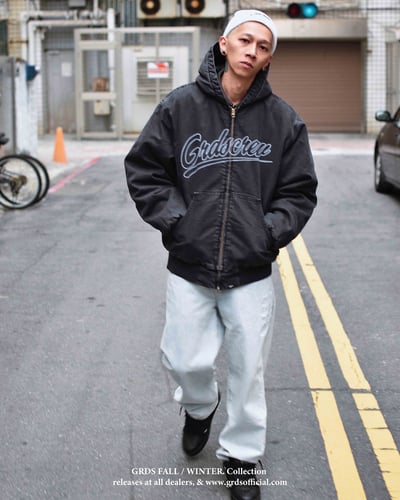 WASHED DENIM HOODIE JACKET(水洗黑)12