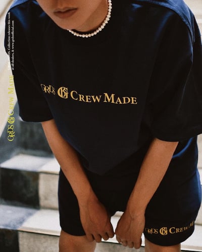 THE SIGN CREW MADE SUIT - T-Shirt(深藍)7