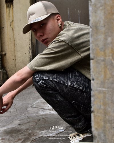 GRDSCREW WASHED T-Shirt(棕綠)5