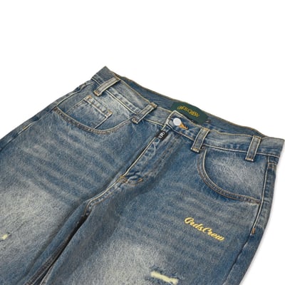 SWASHES LOGO VINTAGE WASHED CARGO JEANS4